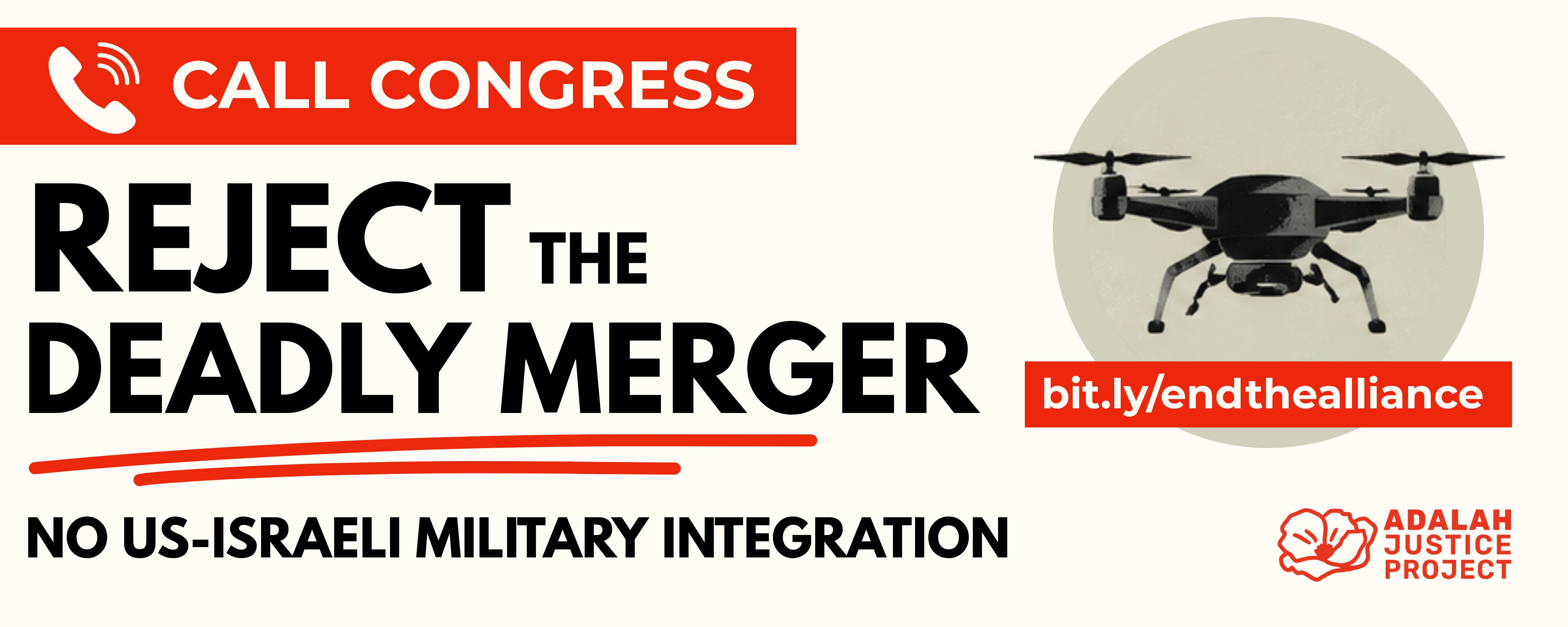 CALL CONGRESS: Reject the Deadly Merger. No US-Israeli Military Integration