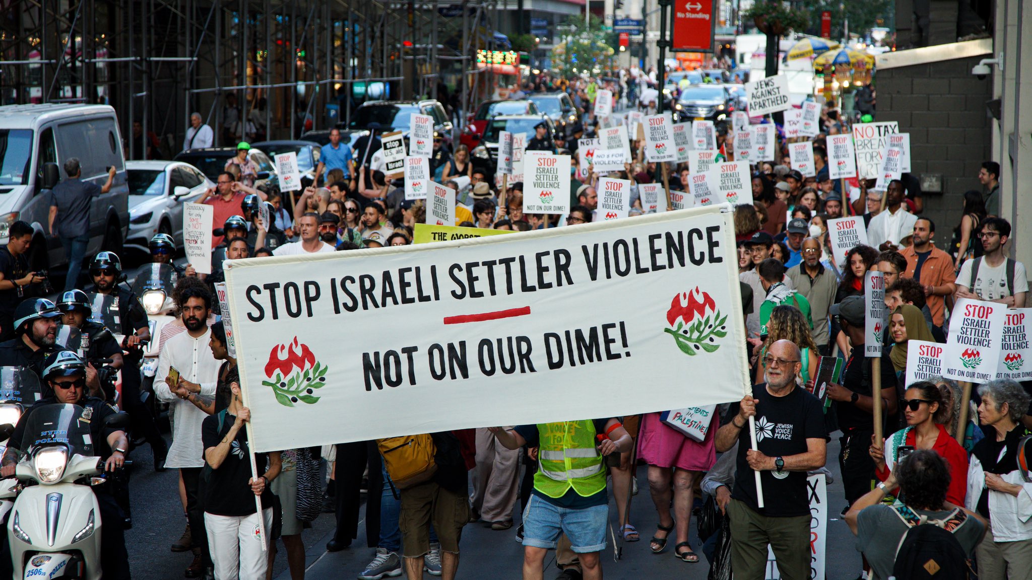 Not On Our Dime! End NY Funding of Israeli Settler Violence