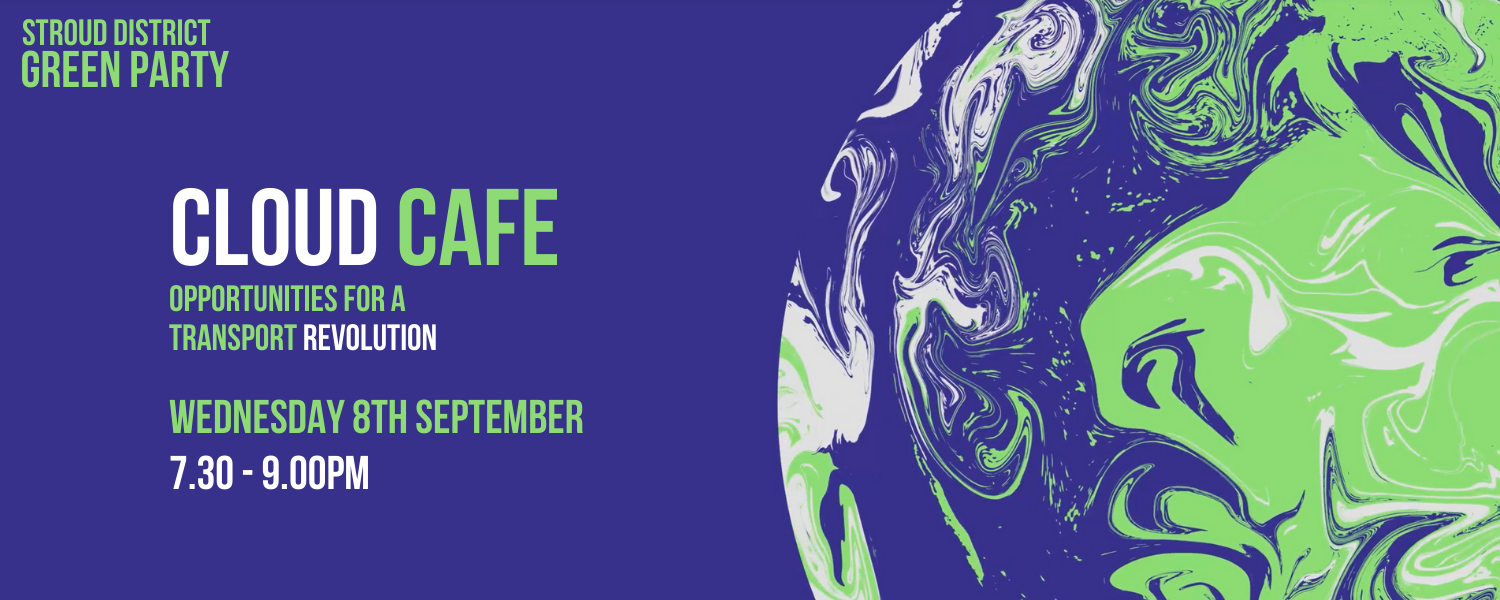 Cloud Cafe - Opportunities for a transport revolution, Wednesday 8th September, 7.30 - 9.00PM
