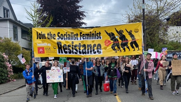 Socialist-led radical march in Seattle!
