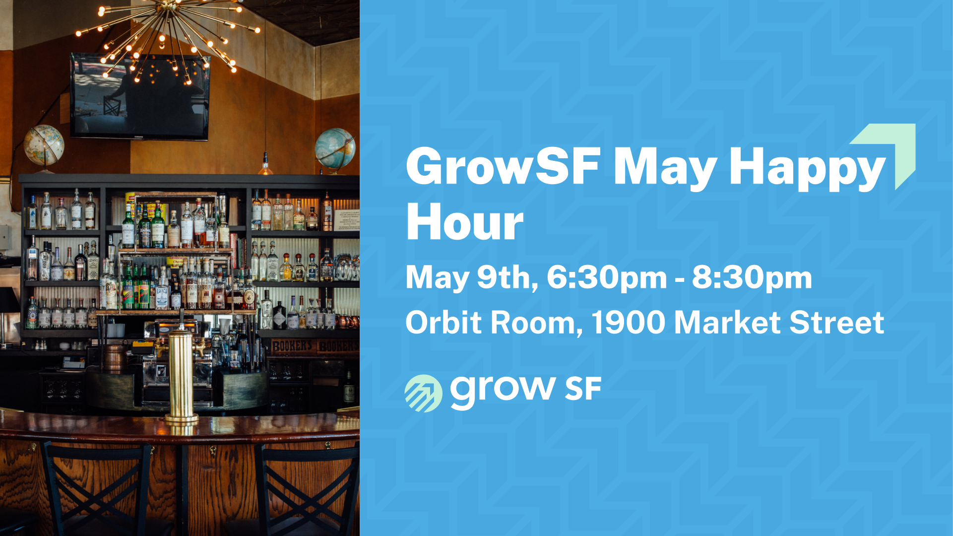 GrowSF May Happy Hour logo