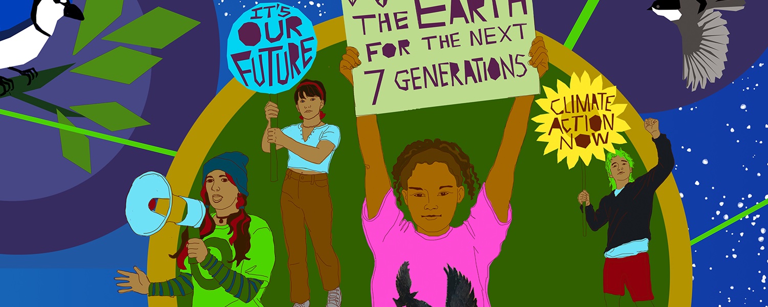 Detail from Climate Justice mural