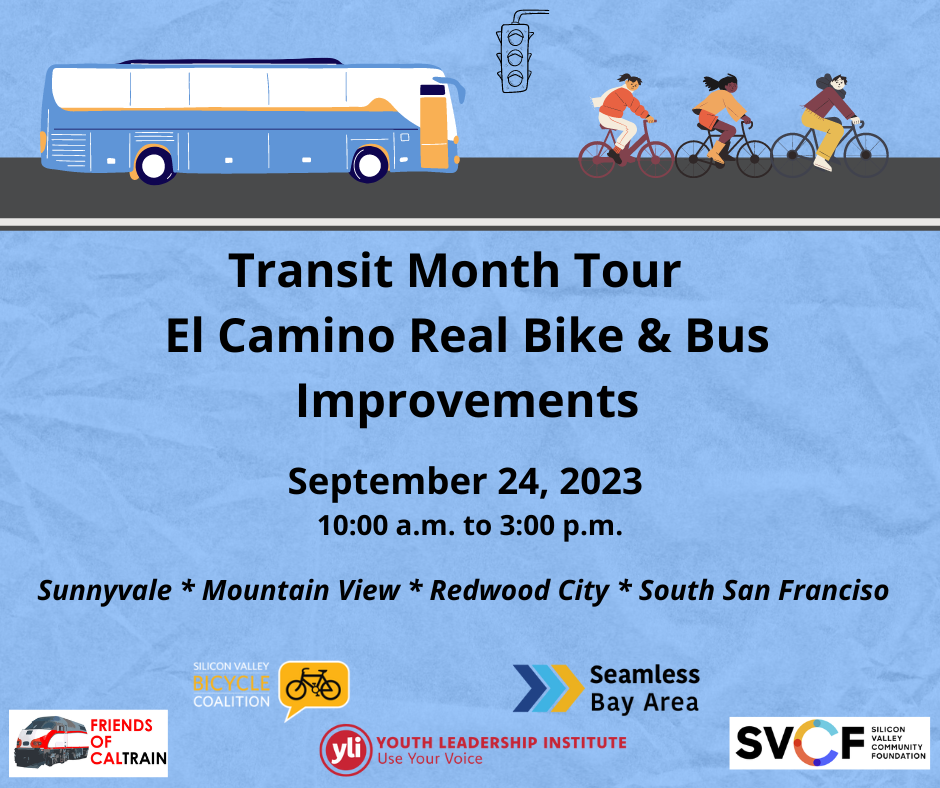 Transit Month ECR bike and bus tour