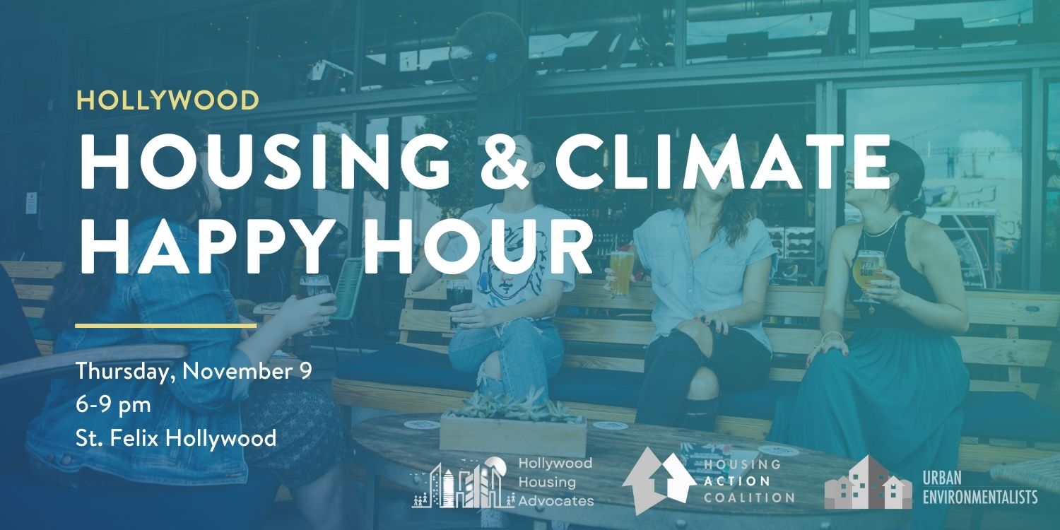 Event summary on a background of people at a happy hour