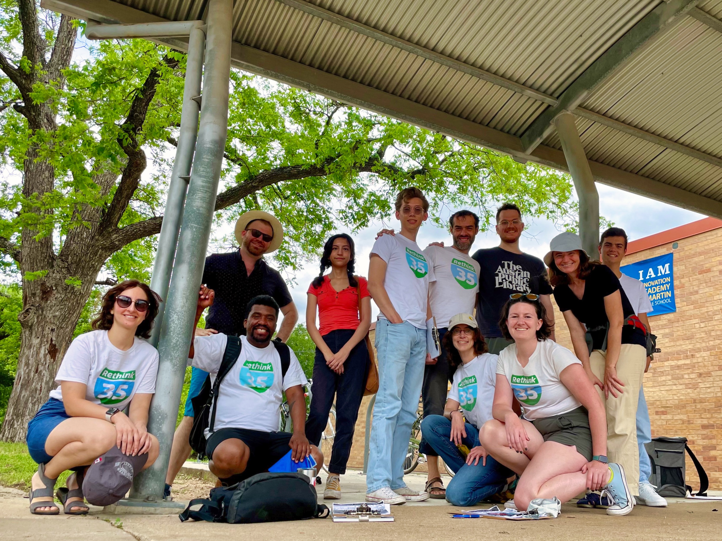 Rethink35 Volunteers posing for a photo