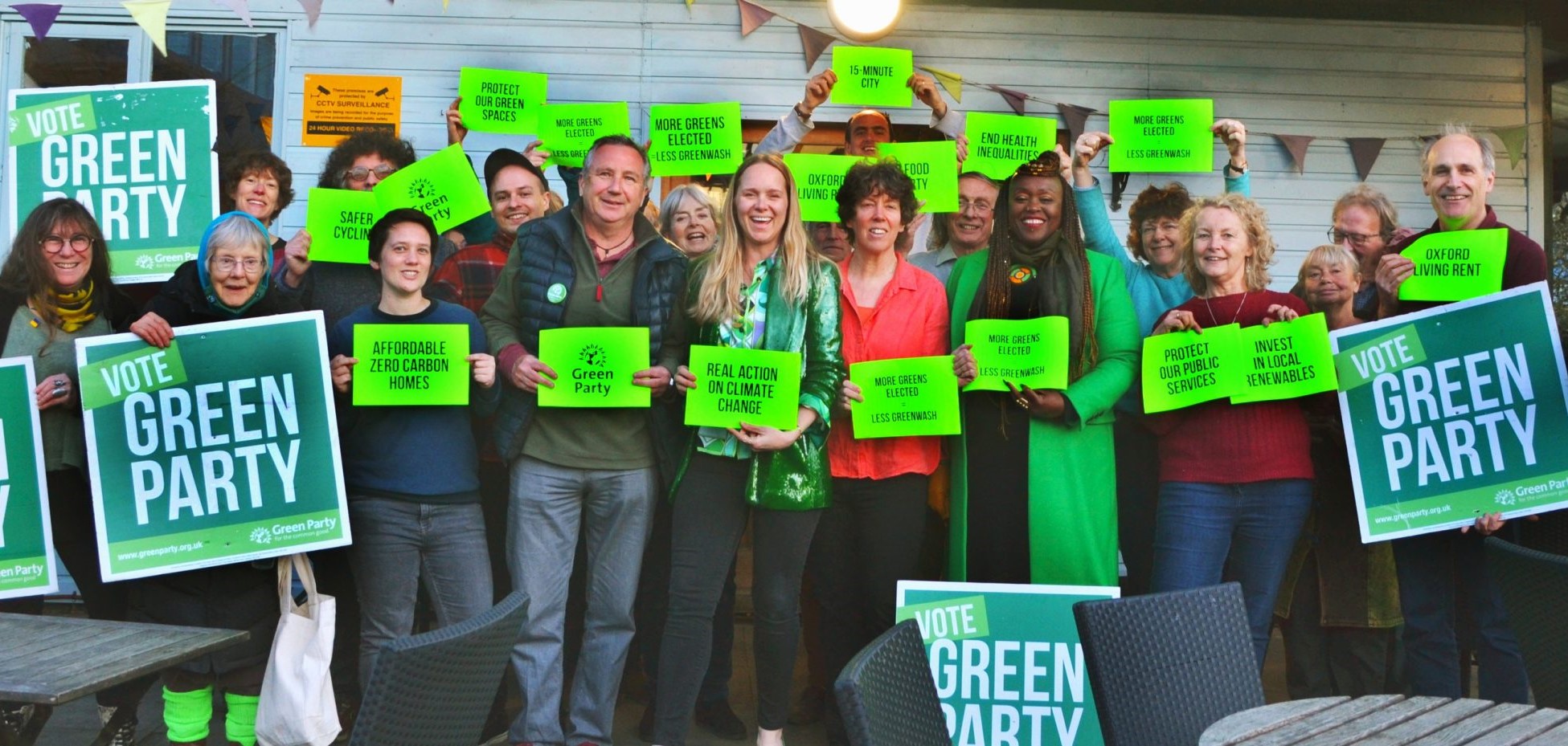 A photo of Green Party campaigners