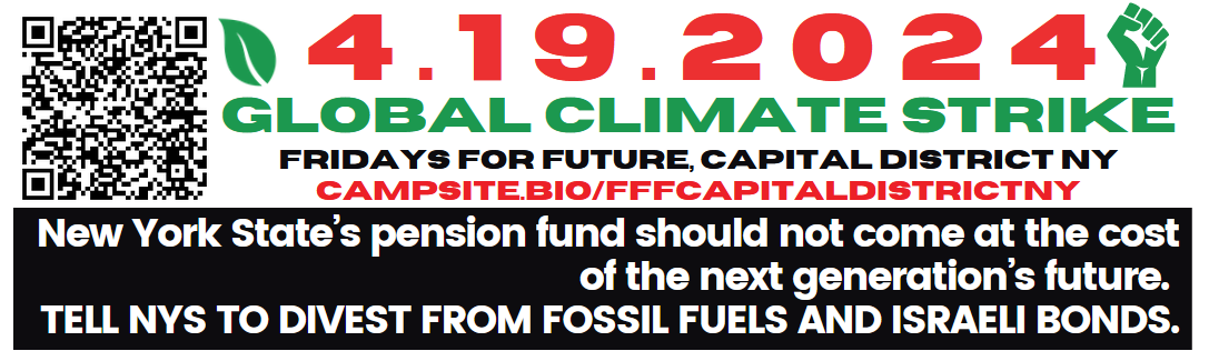 Banner Image for Global Climate Strike in Albany, NY, on April 19th