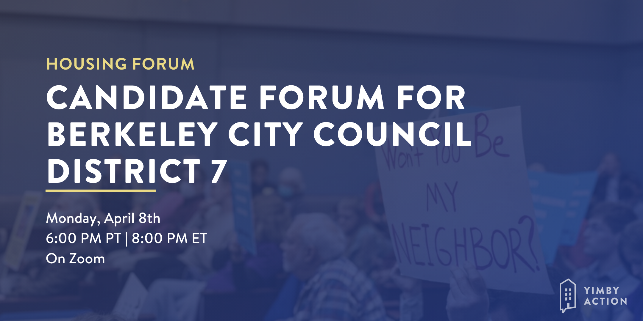 Candidate Forum for Berkeley City Council District 7