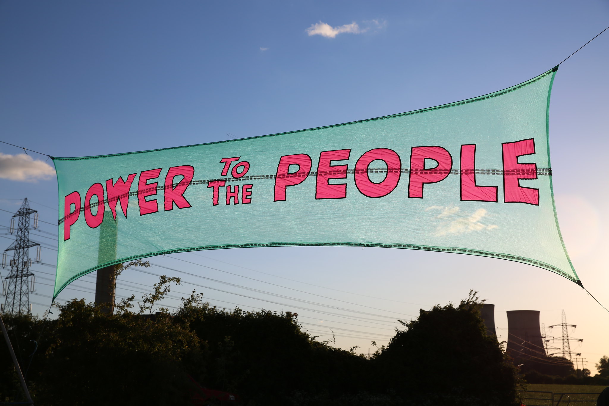 Power to the People banner
