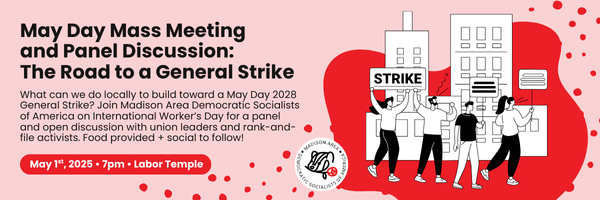 May Day event banner image
