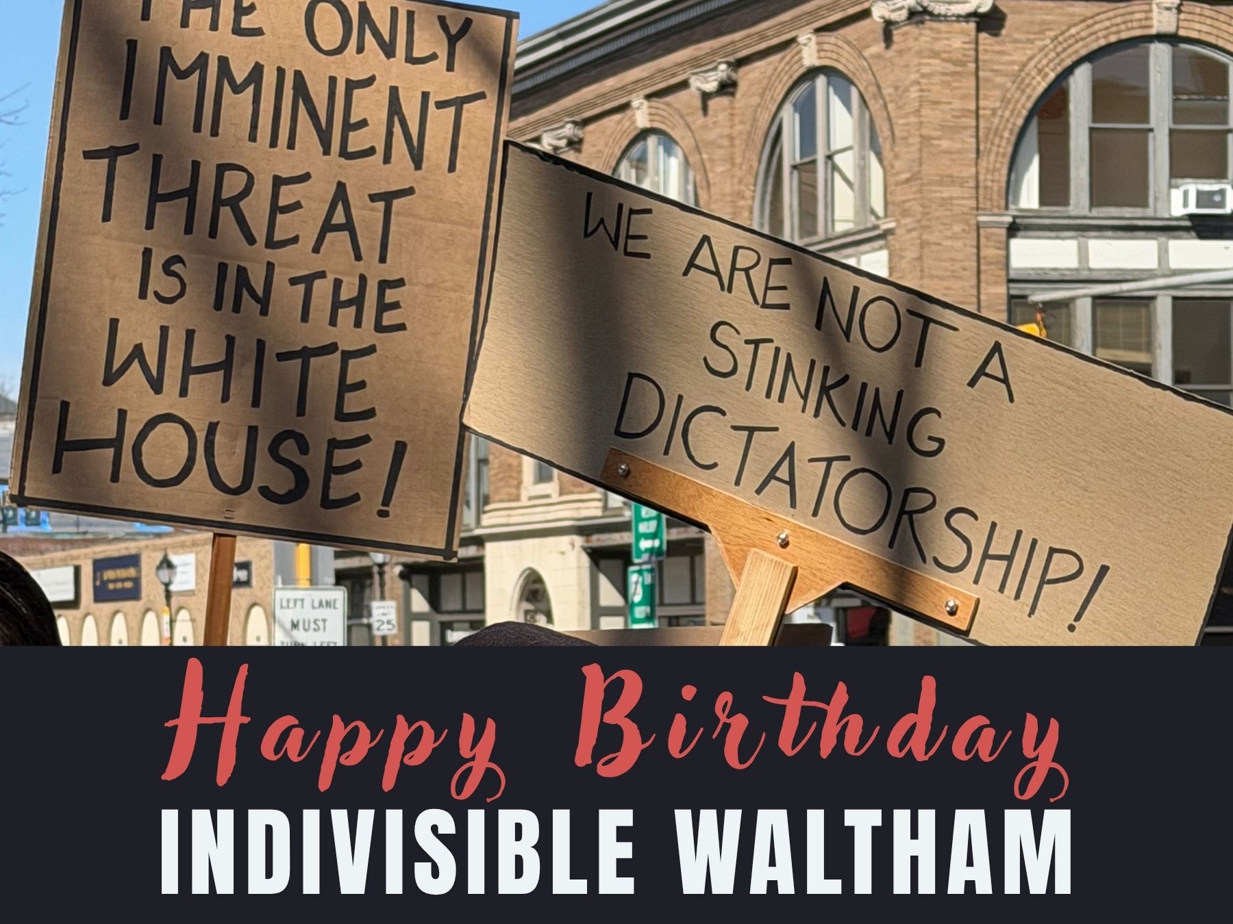 Happy Birthday Indivisible Waltham