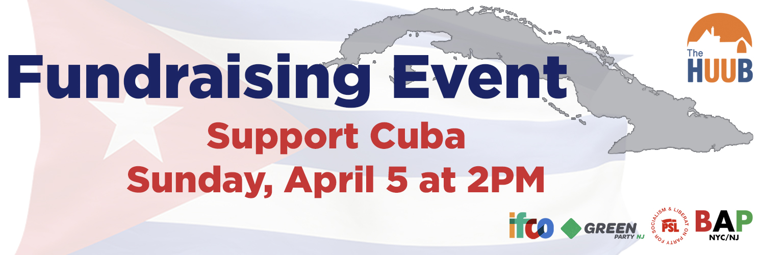 Cuba Fundraiser April 5 at 2PM
