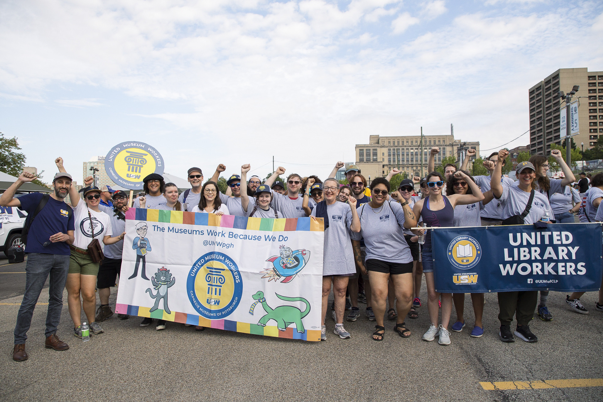 Members of USW Local 9562 Celebrating Labor Day