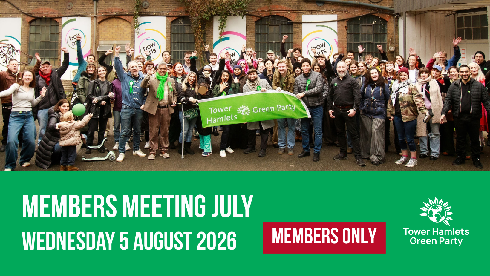 Member's Meeting Wednesday 1 July 2026 - Members only