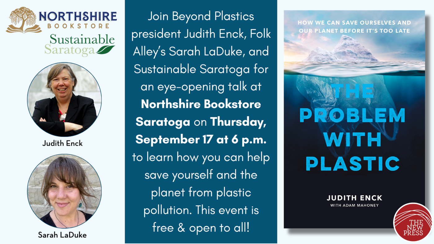 Join Judith Enck & Sarah LaDuke for this free event.