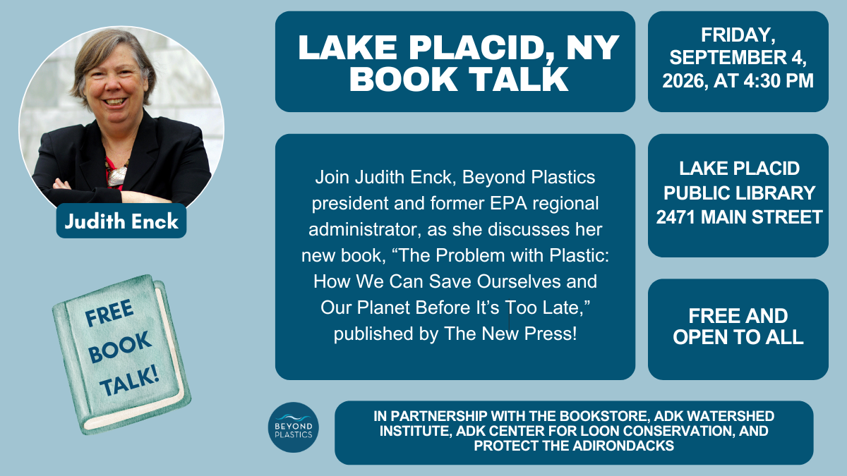 Join Judith Enck for this free event.