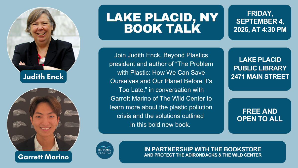 Join Judith Enck & Garrett Marino for this free event.