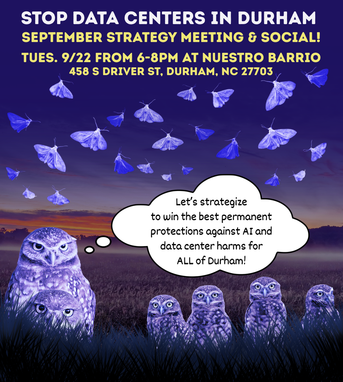 Stop Data Centers In Durham Meeting