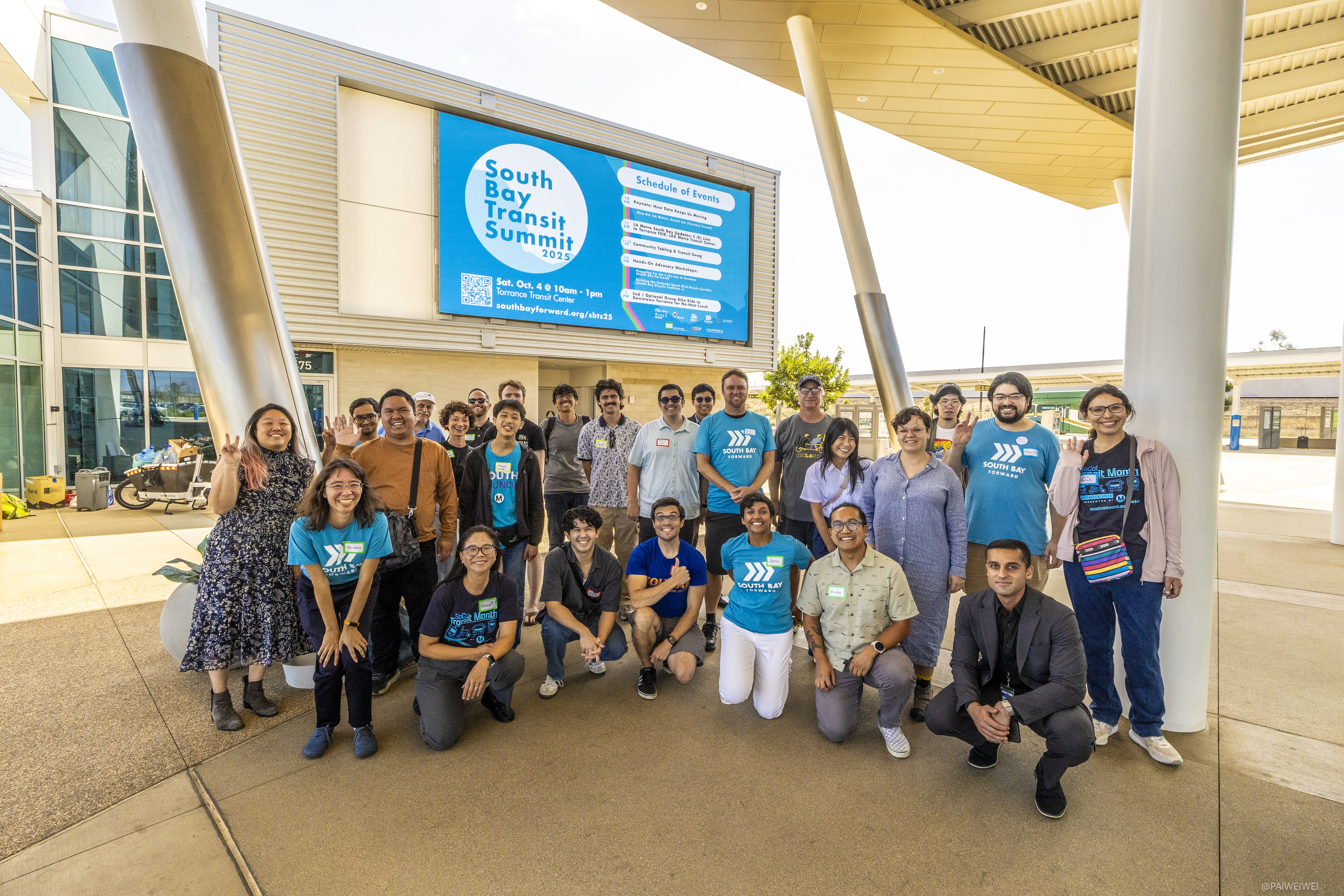 Group photo from South Bay Transit Summit 2025