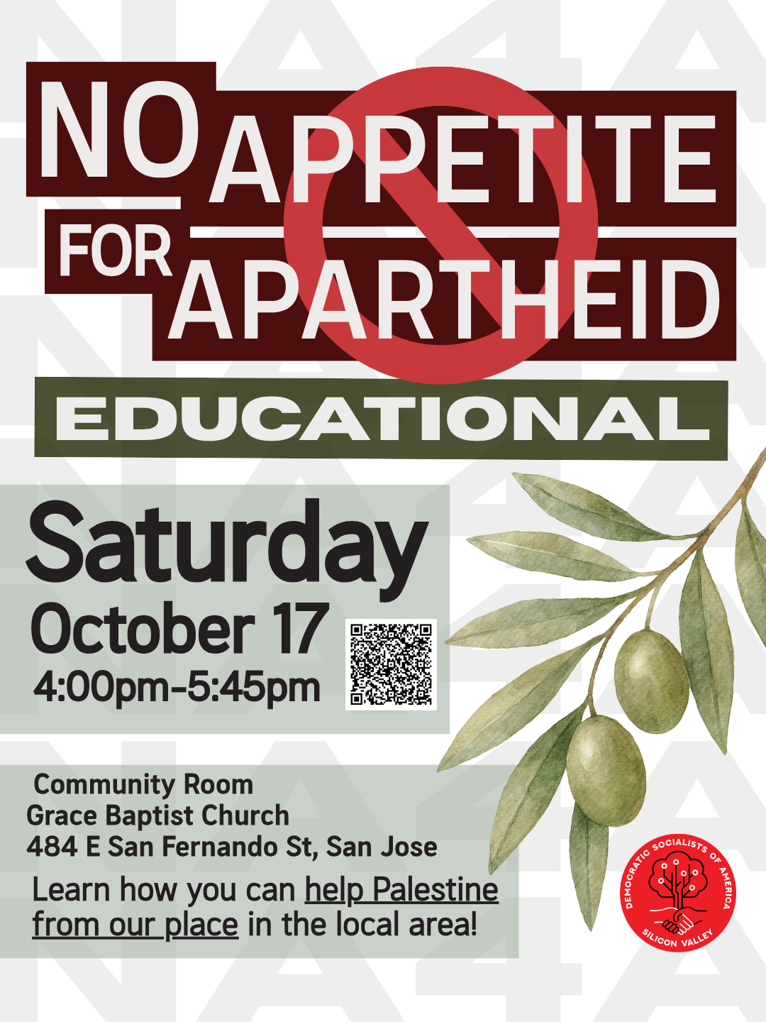 No Appetite for Apartheid Educational