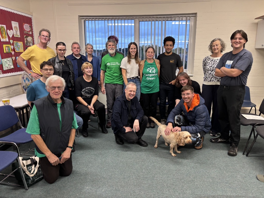 Green Party members at the last Open Meeting