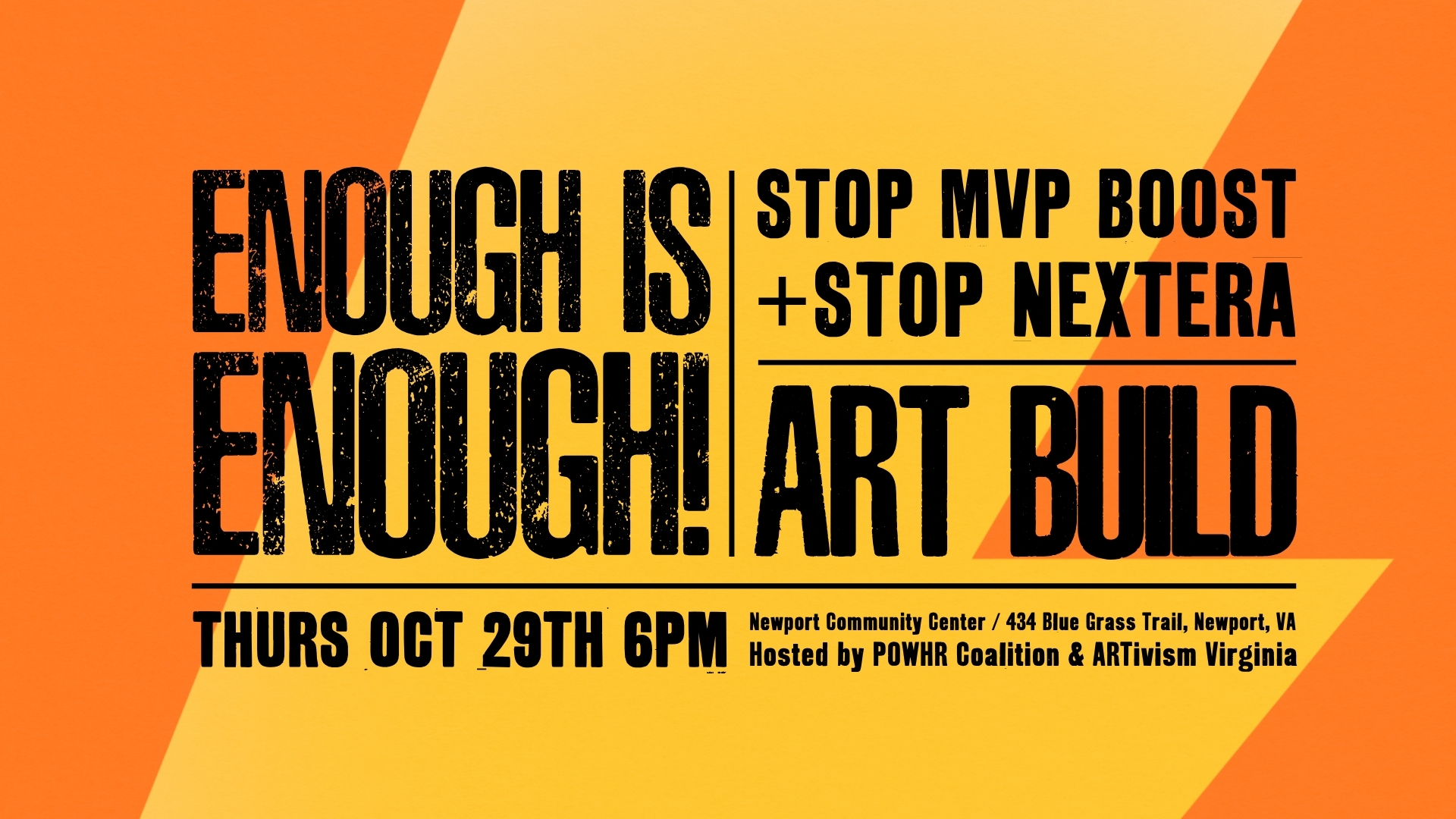 Enough is Enough Art Build Banner 
