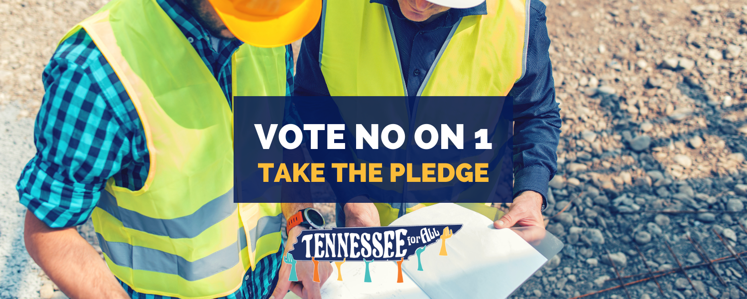 Vote No On 1: Take the Pledge