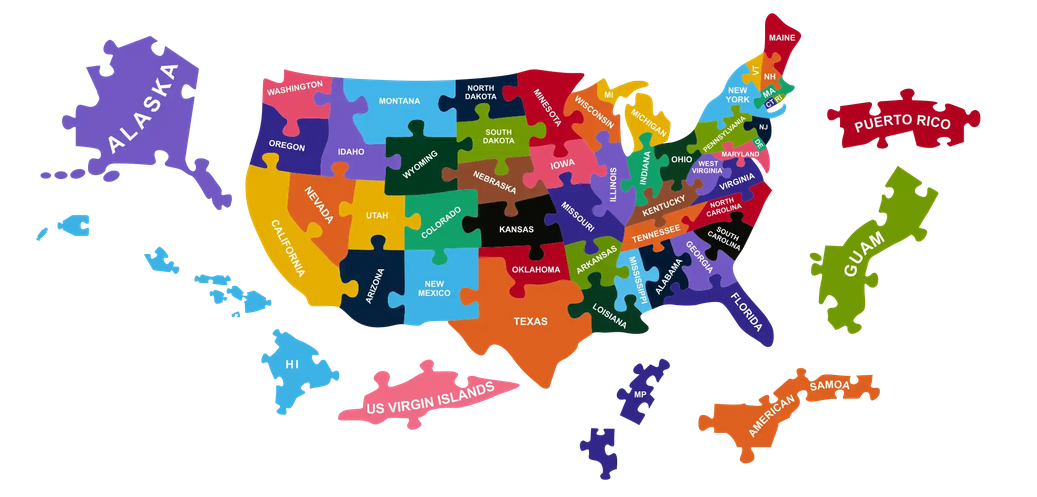 Medicare for All Everywhere puzzle map