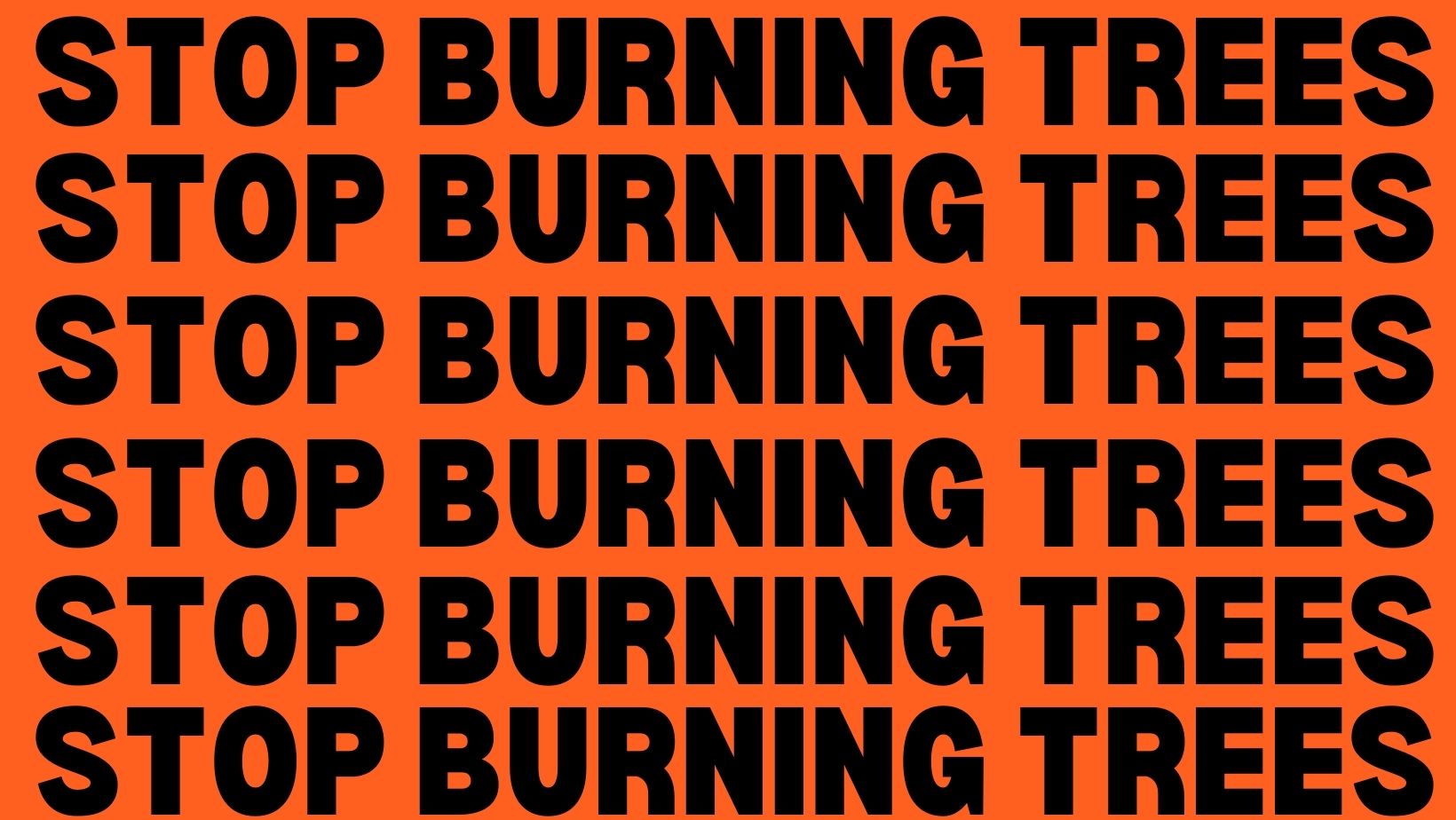 Stop Burning Trees