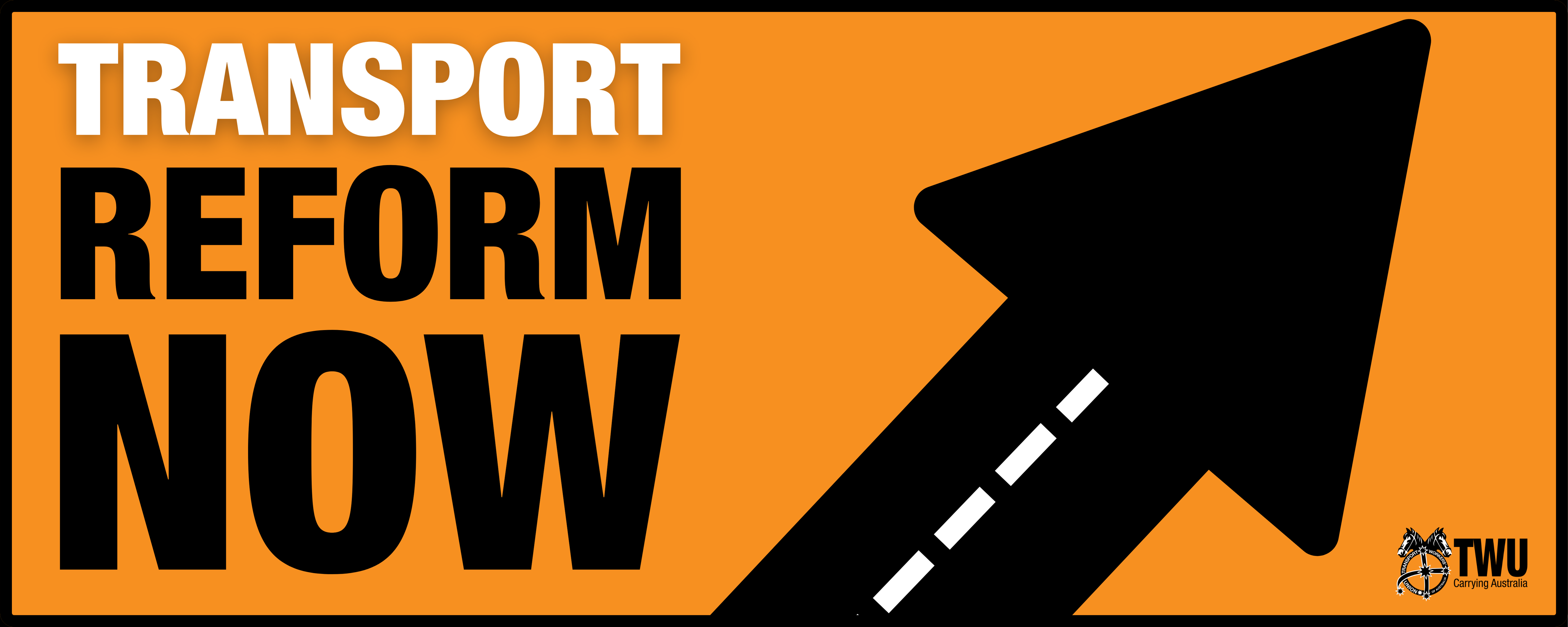transport reform banner