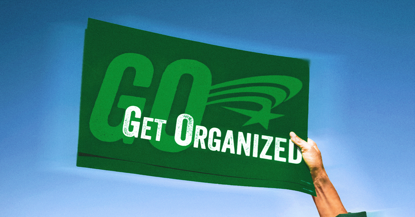 "Get Organized" action graphic