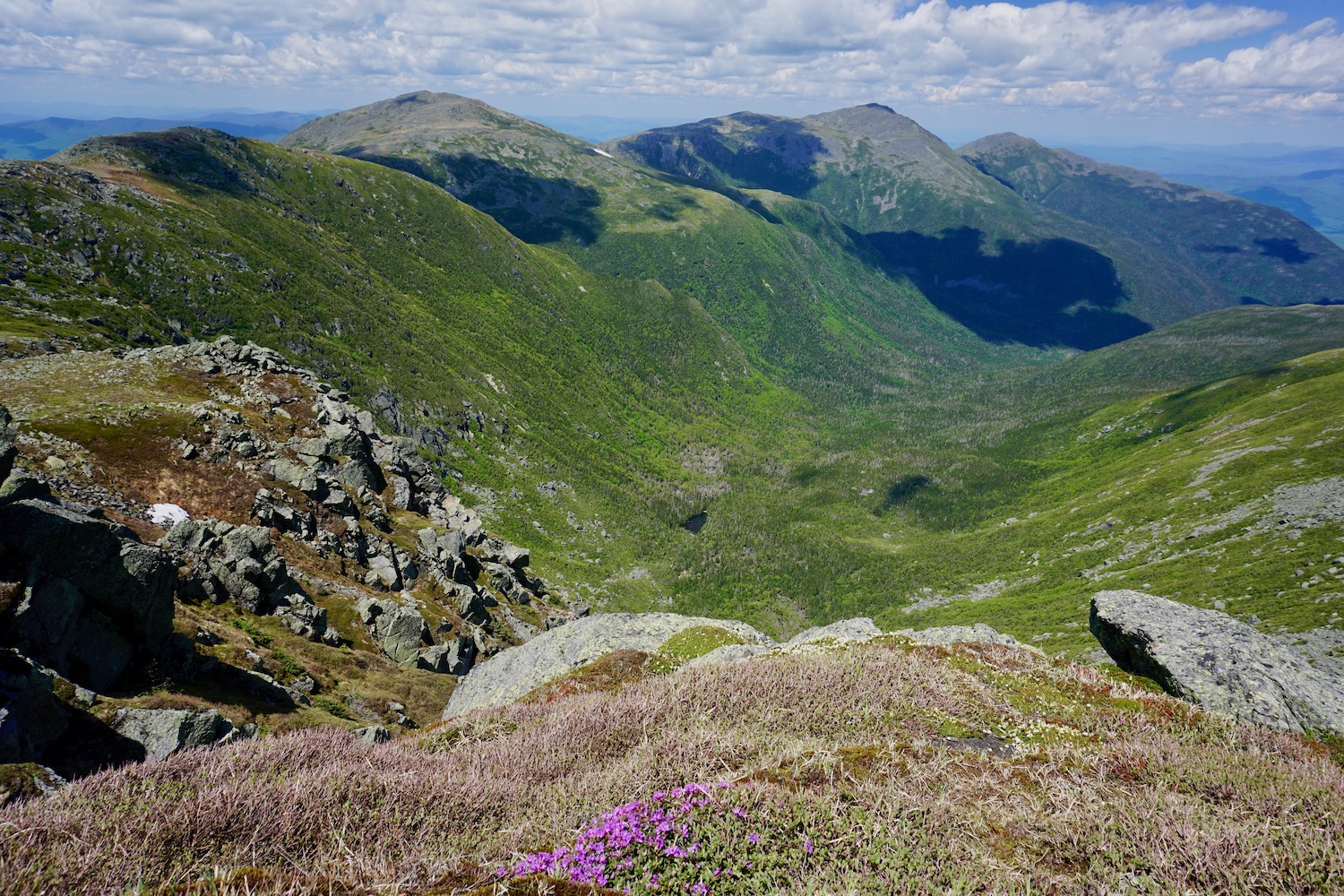 A view from the Appalachian Trail into the Great Gulf Wilderness.