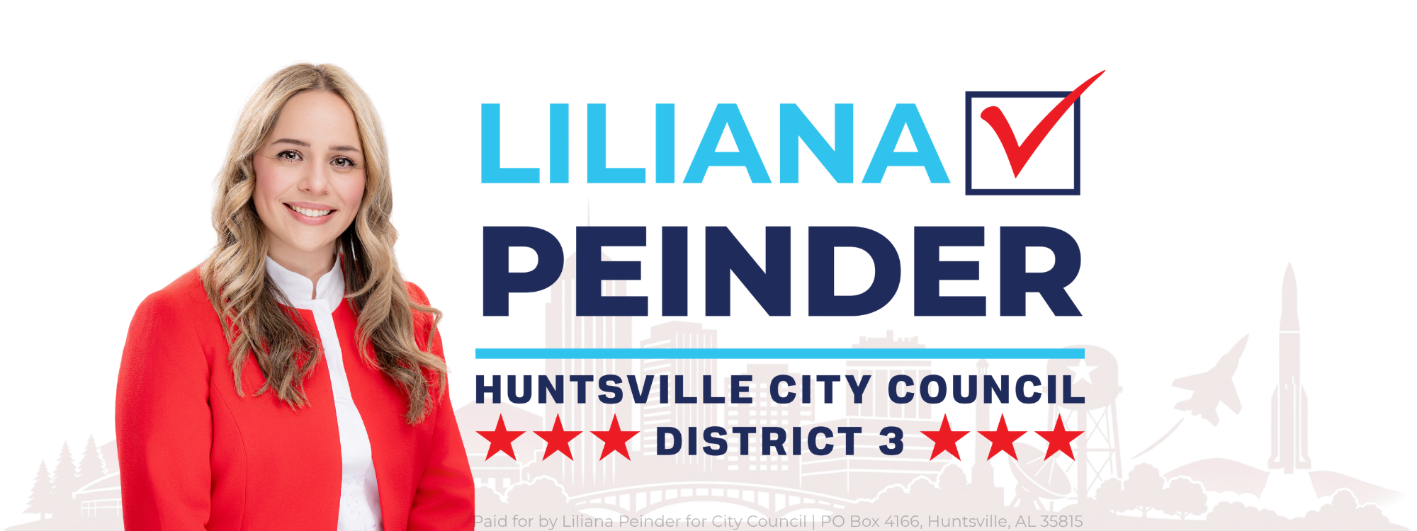 Liliana Peinder for Huntsville City Council District 3