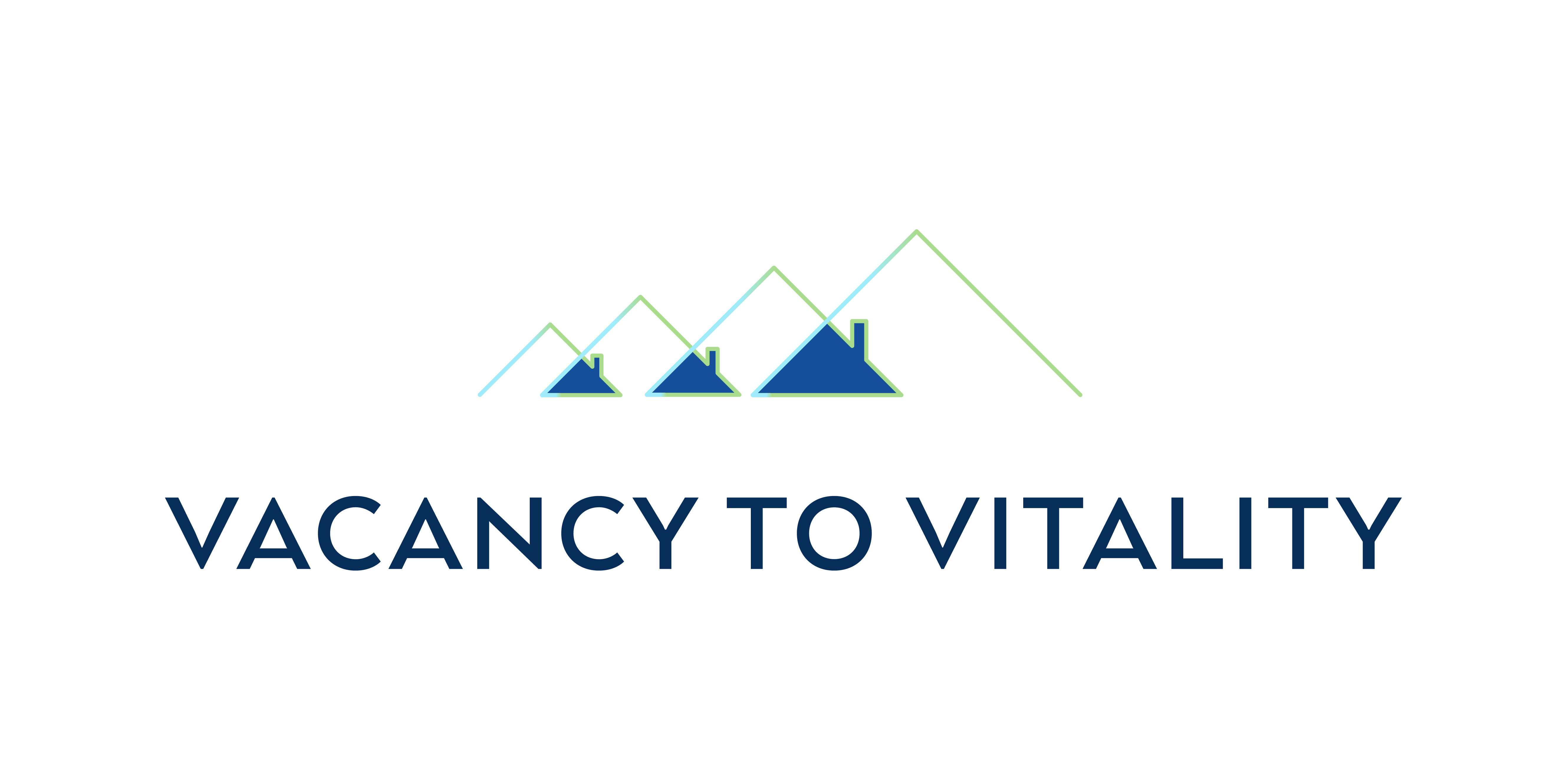 Logo of line drawings of flatirons with text that says Vacancy to Vitality