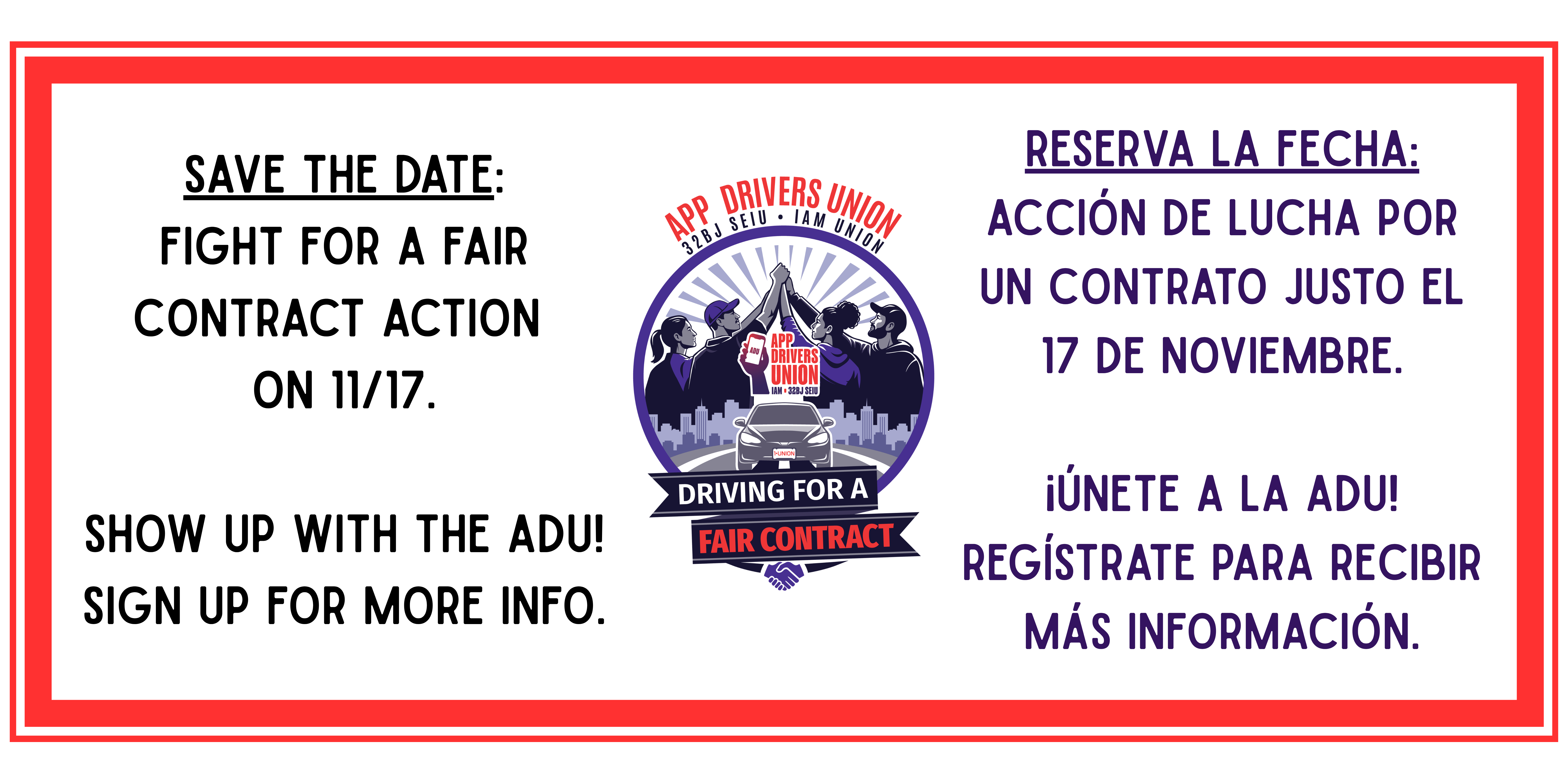 rsvp for 11/17 with the ADU
