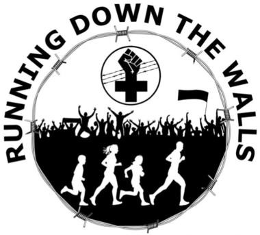 Title says "Running Down the walls" with image of people running 