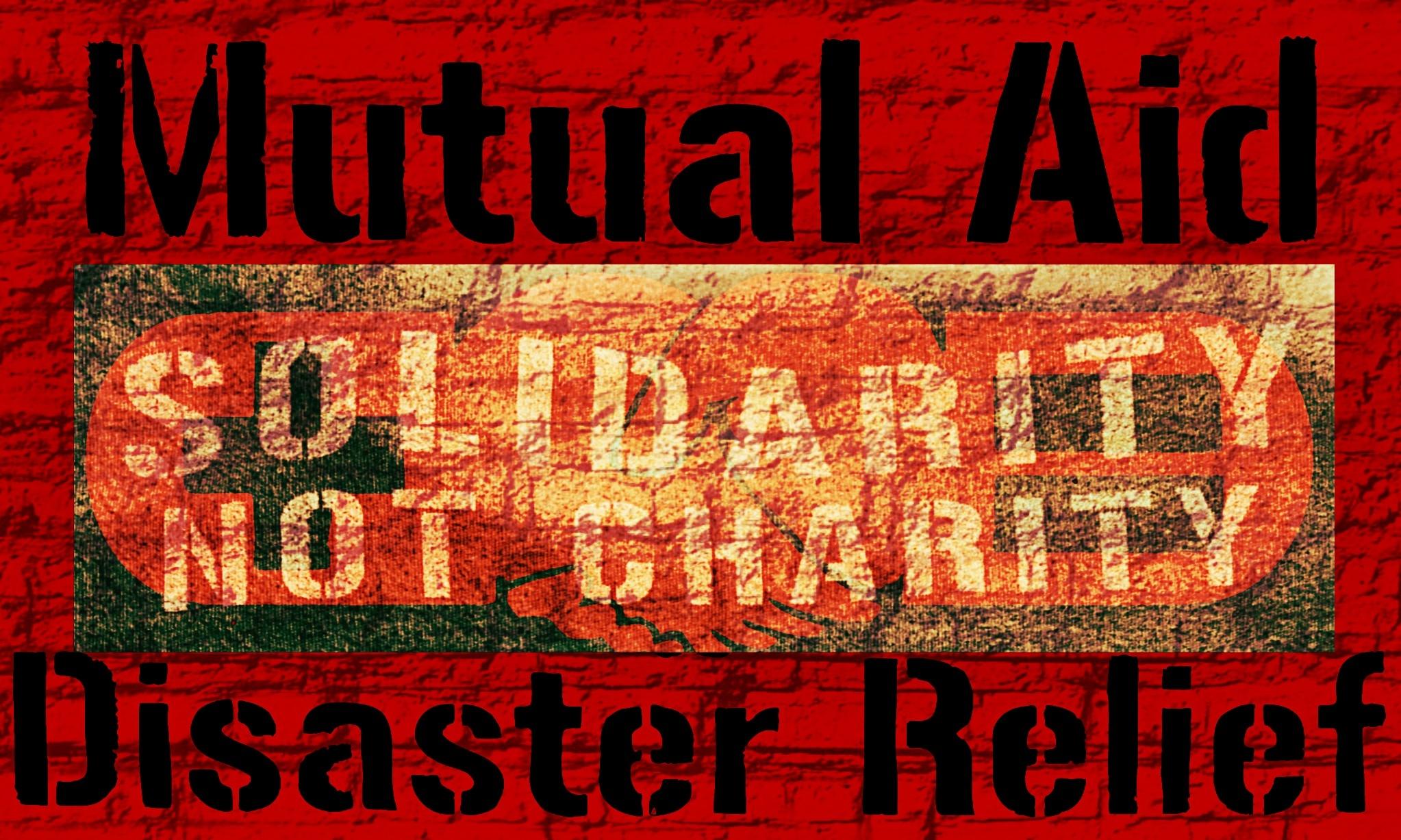 artist permissions requested for use of desktop banner for Mutual Aid Disaster Relief