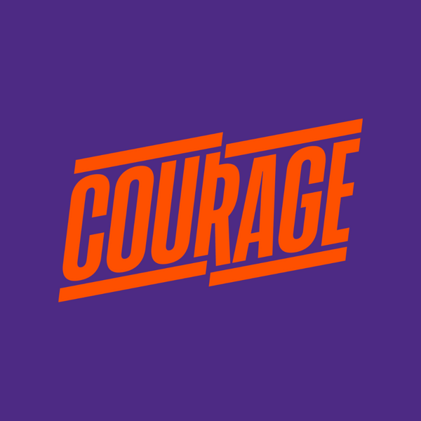 Courage logo orange