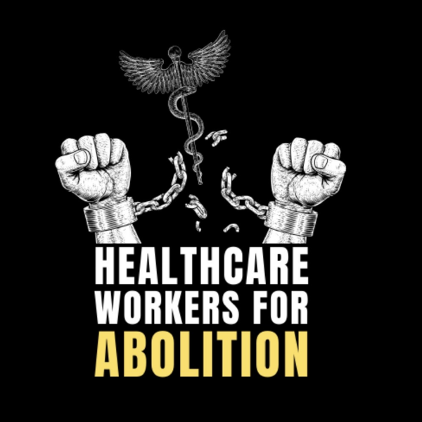 hands breaking chains with healthcare symbol