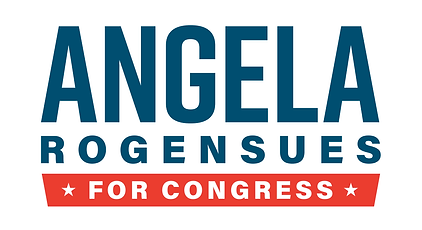 Angela Rogensues for Congress logo 