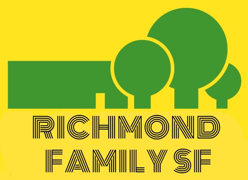 Richmond Family San Francisco with homes and trees.