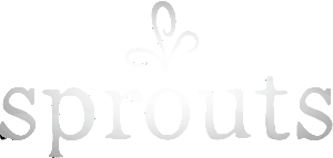 Sprouts on white background