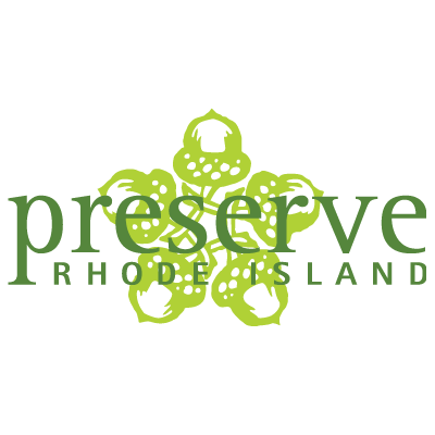 "Preserve Rhode Island" typed out in green