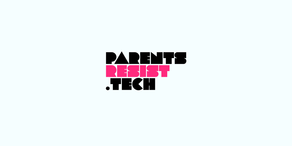 Parents Resist Tech logo banner