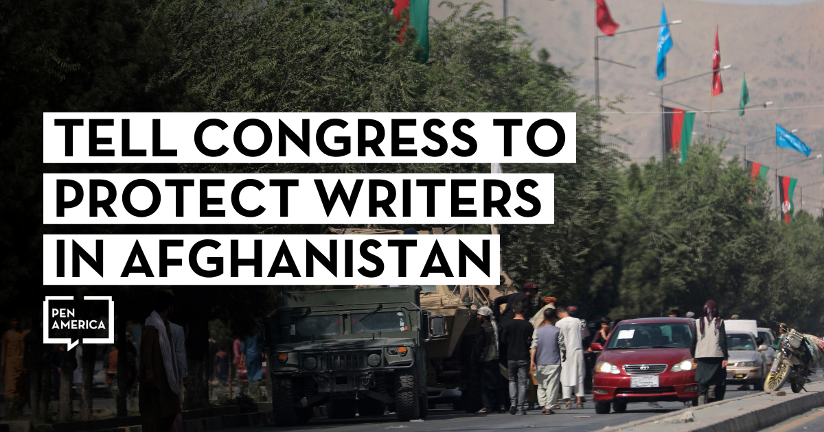 Tell Congress to Protect Writers in Afghanistan