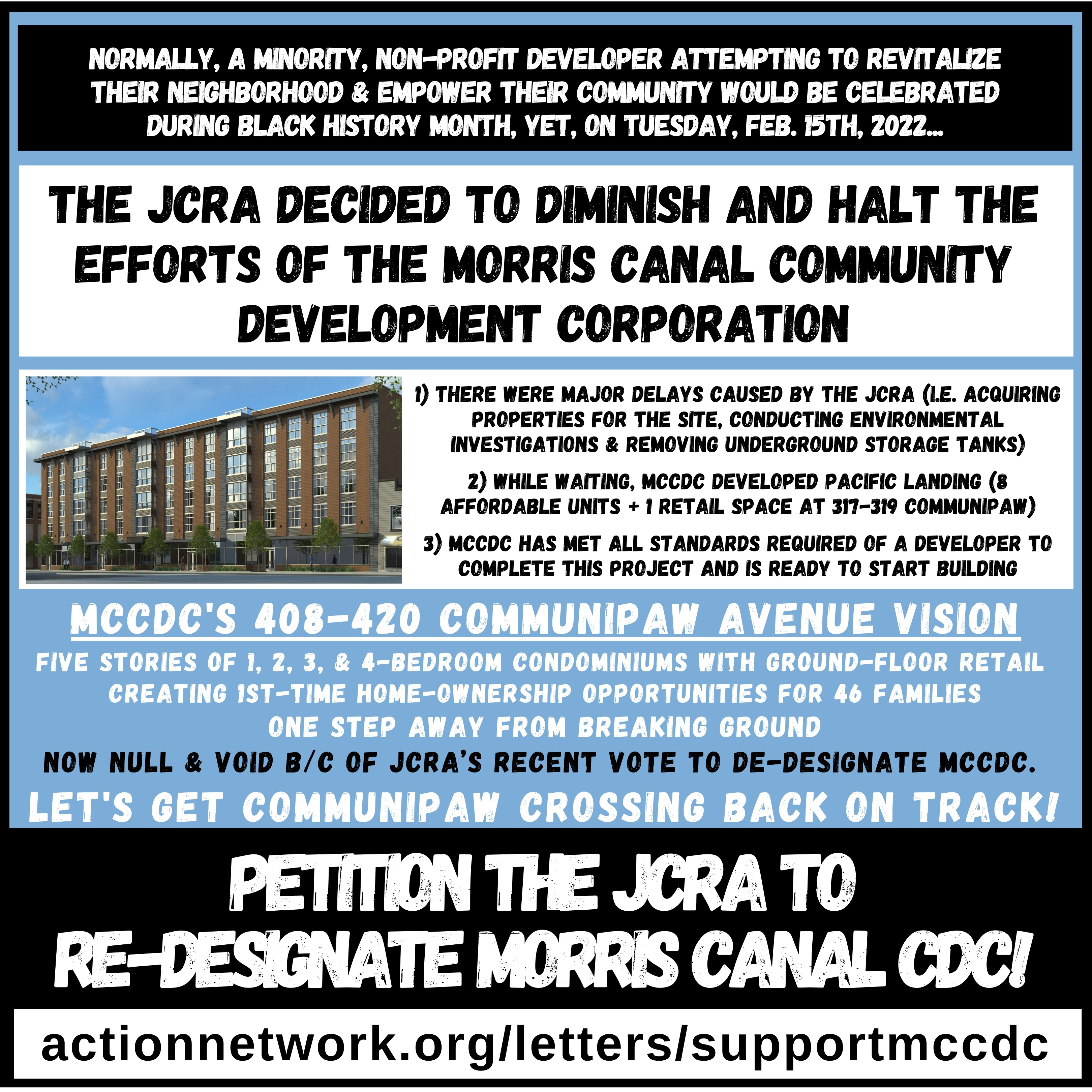 Let's Get Communipaw Crossing Back on Track!