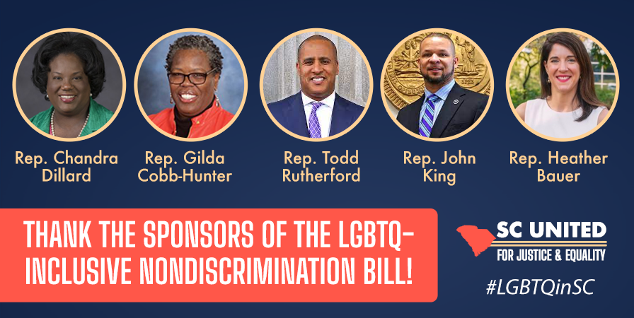 Thank the Sponsors of the LGBTQ-inclusive nondiscrimination bill!