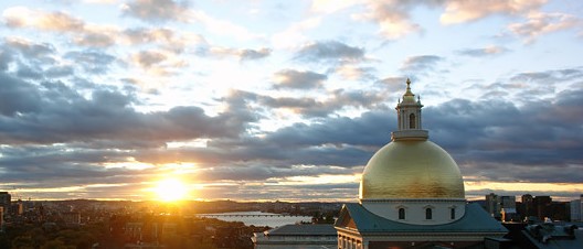 Sunlight over the State House 