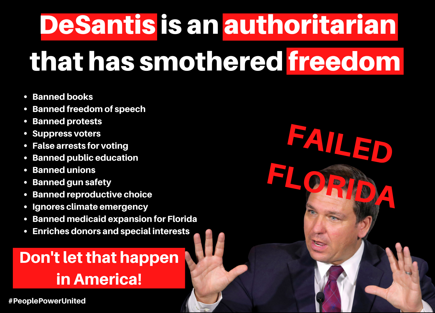 Fire Radical Ron DeSantis with a pink slip