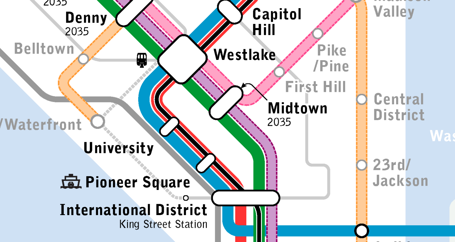 Seattle Subway Vision Map